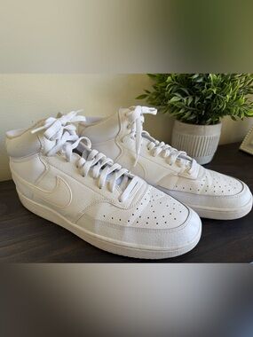 Nike Men's White High-Top Sneakers